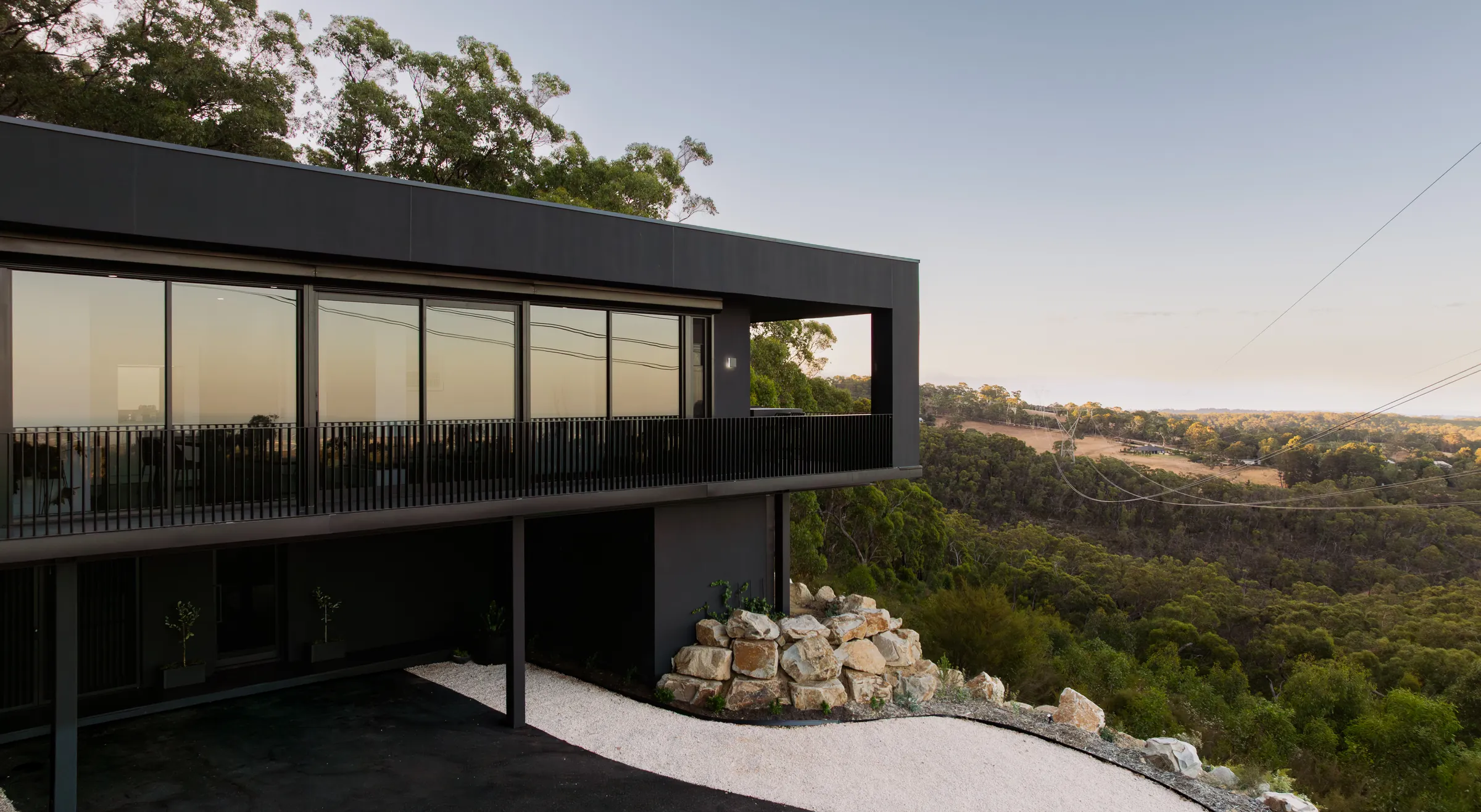 Blackrock — Private Residential architecture by Clements Architecture, Crafers West, Adelaide Hills (view 6)